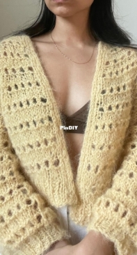 Easy Spring Cardigan - easy as knit