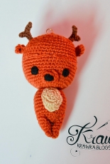 KRAWKA - Kamila Krawczyk - Reindeer Christmas Tree Ornament - German - Free