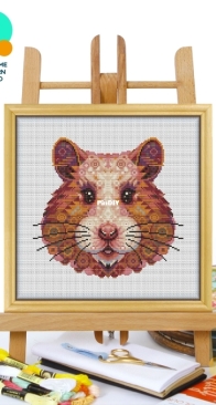 Awesome Pattern Studio - CS3230 - Mandala Syrian Hamster XSD