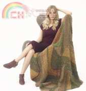 Lion Brand Modern Organic Afghan  L32175