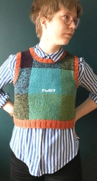 Warp Vest by Sara Ottosson
