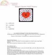 Jackie Karp - Jackies Square Heart Granny - French