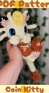 Pebbles Crochet Shop 23 - Natalie - Meowth