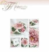 Faby Reilly PNY001-BISC - Peony Biscornu
