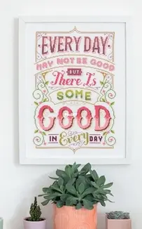 Everyday Good by Emma Congdon from Cross Stitch for the Soul PCS + XSD