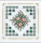 The Victoria Sampler Learning Collection Level 5 Modified Kloster Blocks, Divided Bars with Doves Eyes BCS 5-8 - Bouquet