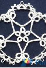 Tatting - Star in a Bangle - using 2 shuttles by Jennifer Williams  - 2011 - Free