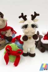 Dinegurumi - Sandra Haupt - Reindeer Babies - Baby Rentiere - German