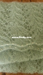 Party Lace Scarf by Lisa Sisk-Free