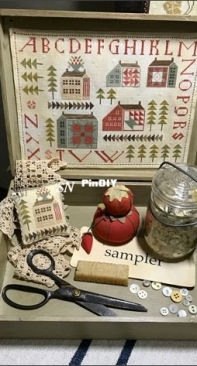 With Thy Needle and Thread WTNT CS279 Saltbox Quilt Sampler