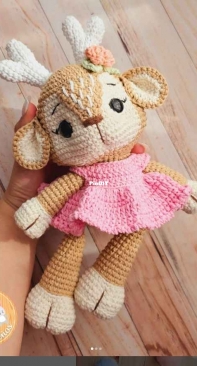 De Ensueños Crochet - María Celeste Bitiol - Dulce the deer - Dulce la ciervita - Spanish