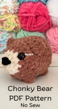 Chanels Crochet - Shell / Chanel - Chonky Bear