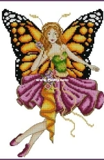 Butterfly Fairy by Shannon Wasilieff from cross stitch gold 147 XSD