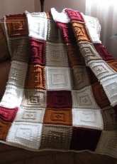 Color and Shape Design - Jody Pyott - Crocheted Blanket Sleepy