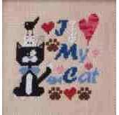 I love my cat, by Barbara Ana