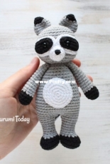 Amigurumi Today - Unknown Designer - Cuddle Me Raccoon Amigurumi Pattern - Russian - Translated - Free