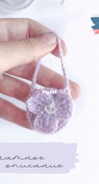 Ann_lavka - ACLavka - Anna Smirnova - Lilac Mini Bag - Russian - Free