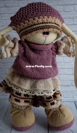 Crochet Bunny Art - Irina Tarasova - Outfit Set Boho Style