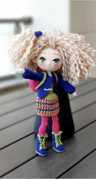 Solakamigurumici - Neslihan Sayilan - Coctail Doll - Kokteyl Bebek - Turkish