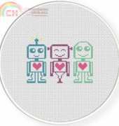 Daily Cross Stitch - Robots