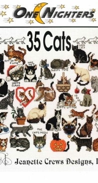 Jeanette Crews Designs One Nighters 404 - 35 Cats