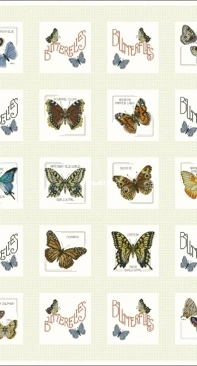 Stoney Creek Collection - Book 510 - Butterflies Collectors Series Afghan XSD