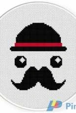 Daily Cross Stitch - Kawaii Gentleman