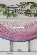 Berry Vanilla Shawl - Shireen Nadir - The Blue Brick
