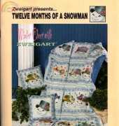 Zweigart #J006 Twelve Months Of a Snowman