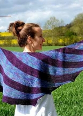Aubergine Surprise - Linda Wilgus-Woolly Mammoth Knits