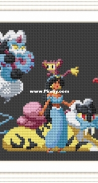 My Easy Stitch - Princess Jasmine Fantasy by Oly Krumax