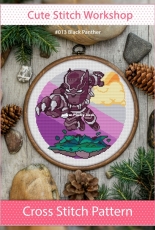 Cute Stitch Workshop #013 - Black Panther
