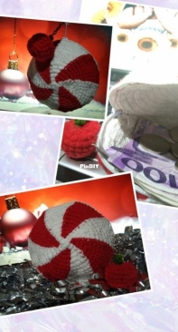 Christmas Peppermint Coinpurse