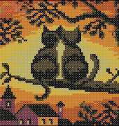 Vervaco 1200-752 Sunset Cats