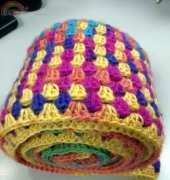 My rainbow infinity scarf