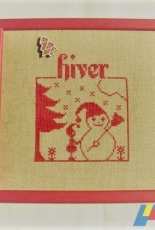 petit tableau "hiver" en monochr
