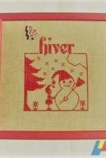 petit tableau "hiver" en monochr