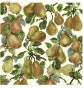 Pears Pillow by Donna Vermillion Giampa from Just Cross Stitch October 1999 XSD