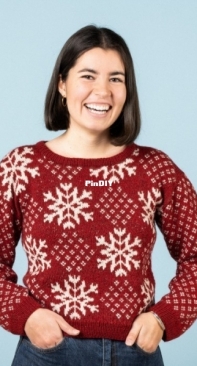 Scarlet Sweater by Sys Fredens - English - Free