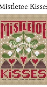 Silver Creek Samplers - Mistletoe Kisses PCS + XSD
