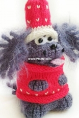 Salfetki Toys - Ekaterina Komarnitskaya - Shaggy Dog - Russian