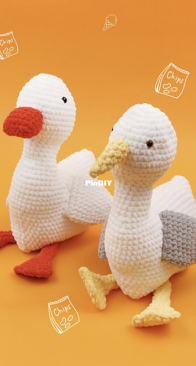 Yarnsmiths - Steven Seagull and Daffodil Duck - Free