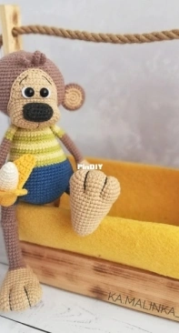 Ka.malinka Toys - Elizabeth Kamalina - Mackey Monkey
