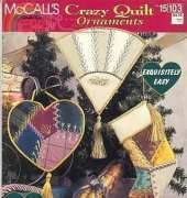 McCalls Creates 15103 Crazy Quilt Ornaments