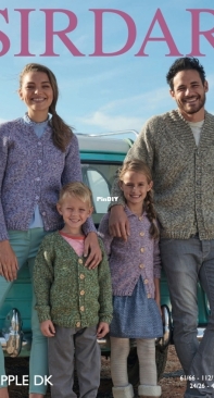 Sirdar 8062 Dapple Cardigans for the Family