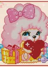 Alionca Ricamo - pink puppy