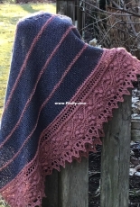 Cinder Rose Shawl by Kalurah Hudson-Free