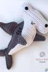 Spin a Yarn Crochet - Jillian Hewitt  - Ragdoll Hammerhead Shark - Free