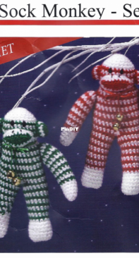 Herrschners - Mini Sock Monkey