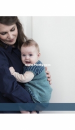 Corydalis - Baby dress with bonnet - Filcolana - Tante Hanne - Karen Skriver Lauger -  Danish - Free